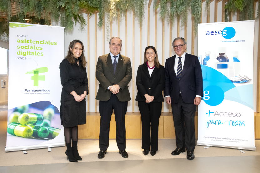 La industria de medicamentos genéricos y la Organización Farmacéutica Colegial renuevan su alianza 