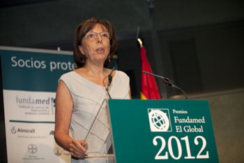 Montserrat Almirall galardonada con el Premio Fundamed-El Global a la Trayectoria Profesional